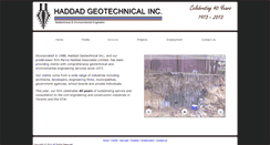 Desktop Screenshot of haddadgeo.com